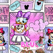 Load image into Gallery viewer, Character comic strip (MULTIPLE OPTIONS)