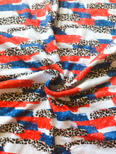 Load image into Gallery viewer, Star spangled and leopard Brushstrokes(PM)