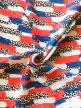 Load image into Gallery viewer, Star spangled and leopard Brushstrokes(PM)