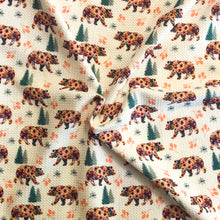 Load image into Gallery viewer, Floral Bear- white (EE)