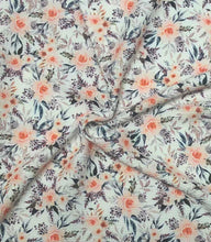 Load image into Gallery viewer, Shabby chic peach floral