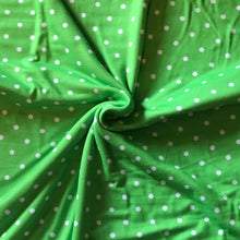 Load image into Gallery viewer, Bookworm:polka dots green