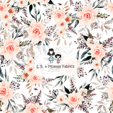 Load image into Gallery viewer, Shabby chic peach floral
