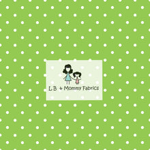 Load image into Gallery viewer, Bookworm:polka dots green