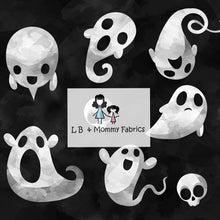 Load image into Gallery viewer, Friendly ghosts (BW)