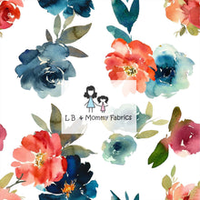 Load image into Gallery viewer, Watercolor Orange and blue Floral (WT)