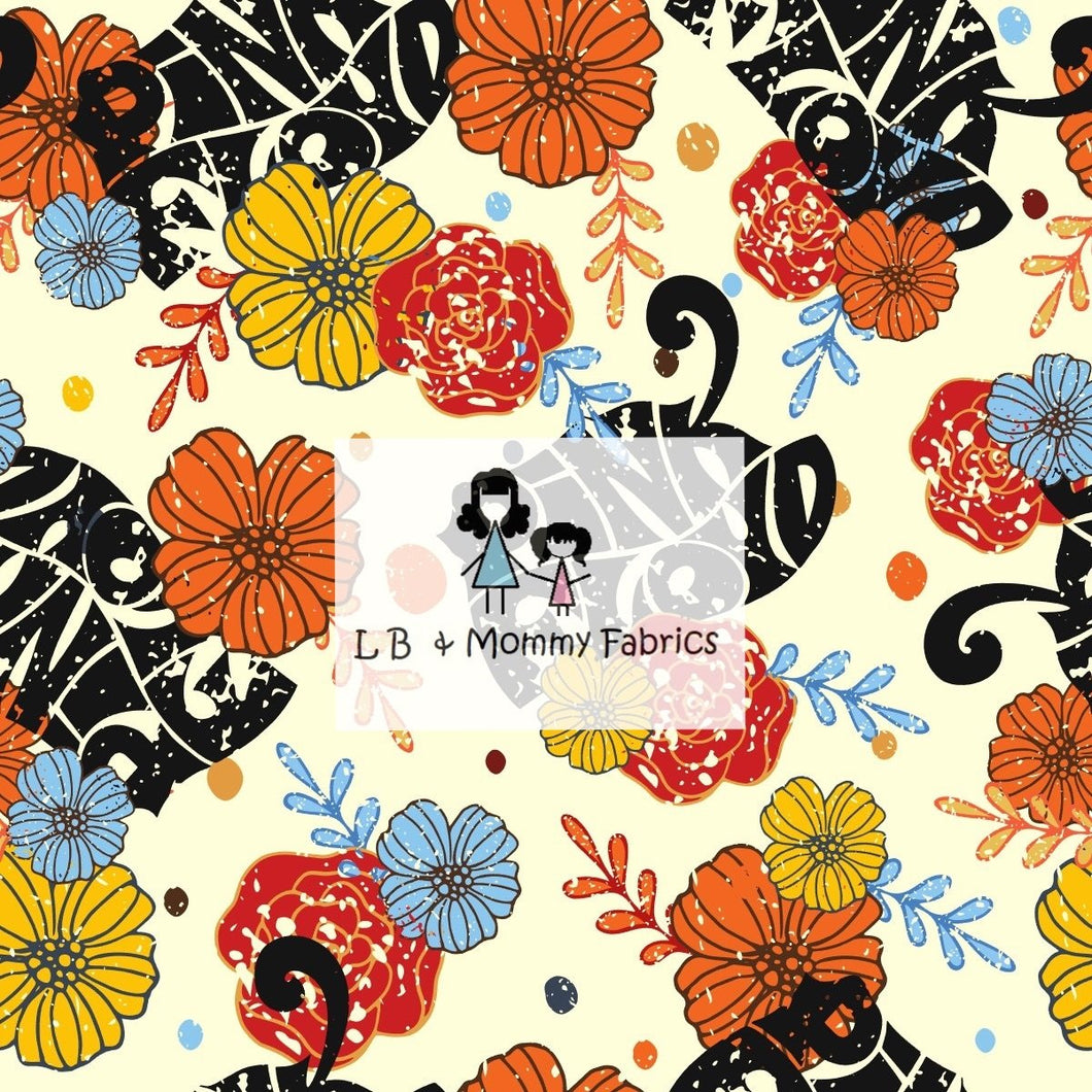 BLANKET-Floral Bands: Pink Floyd (SWT)