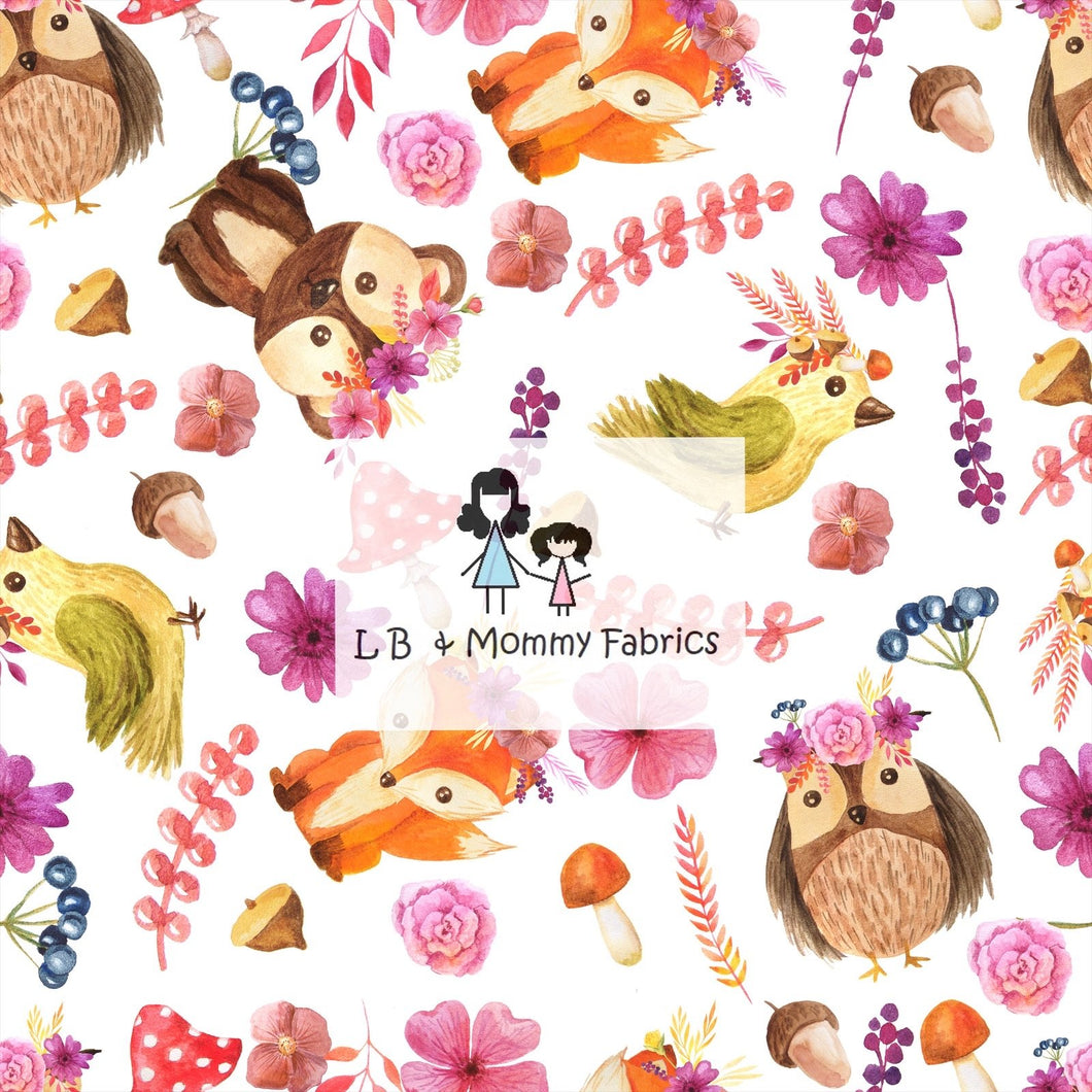 BLANKET-Girly woodland animals(PM)