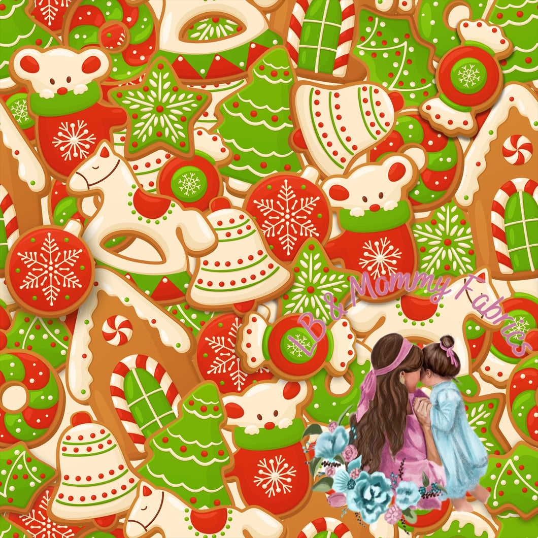 Stacked iced Christmas cookies (EA)