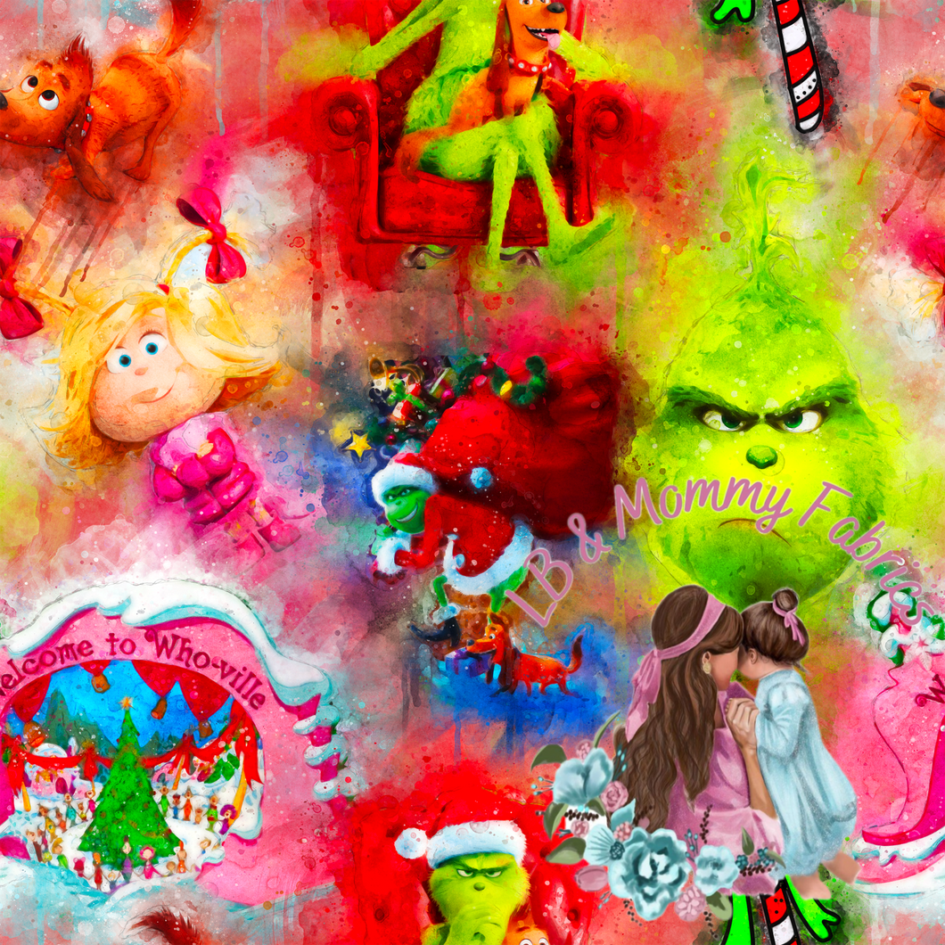 Watercolor green man movie (P3)