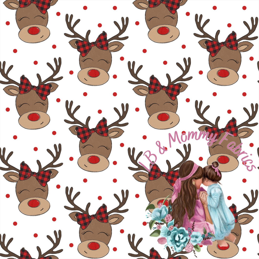 Reindeer with bows