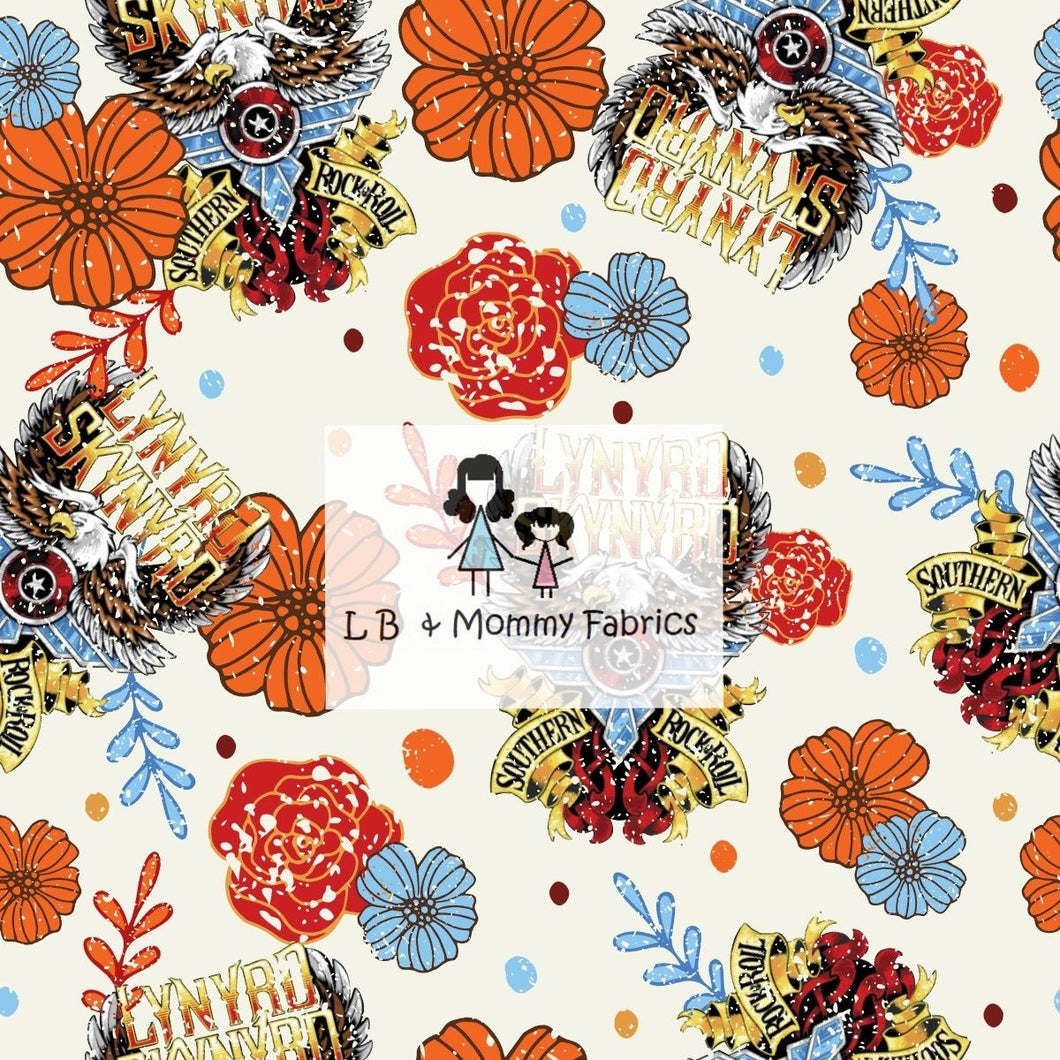 BLANKET-Floral Bands: Lynyrd Skynyrd (SWT)