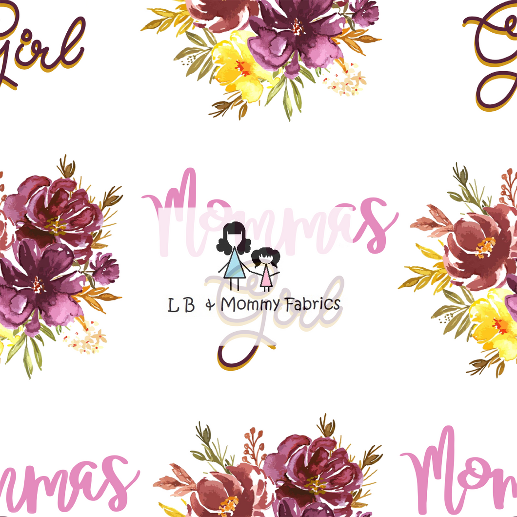 BLANKET-Mommas girl floral(LRB)