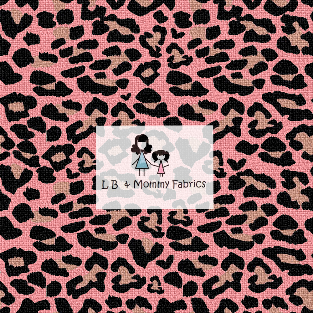BLANKET-Leopard burlap(RD)