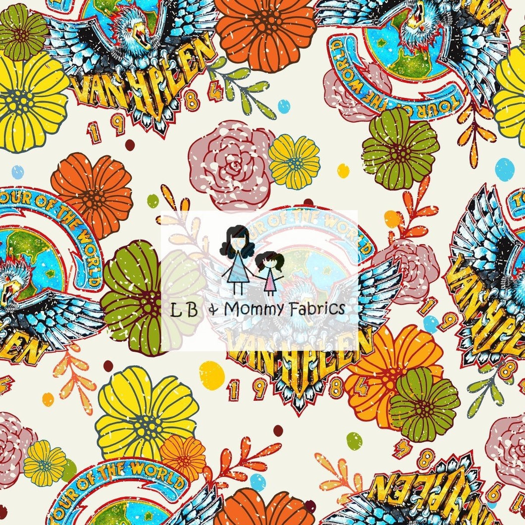 BLANKET-Floral Bands: Van Halen (SWT)