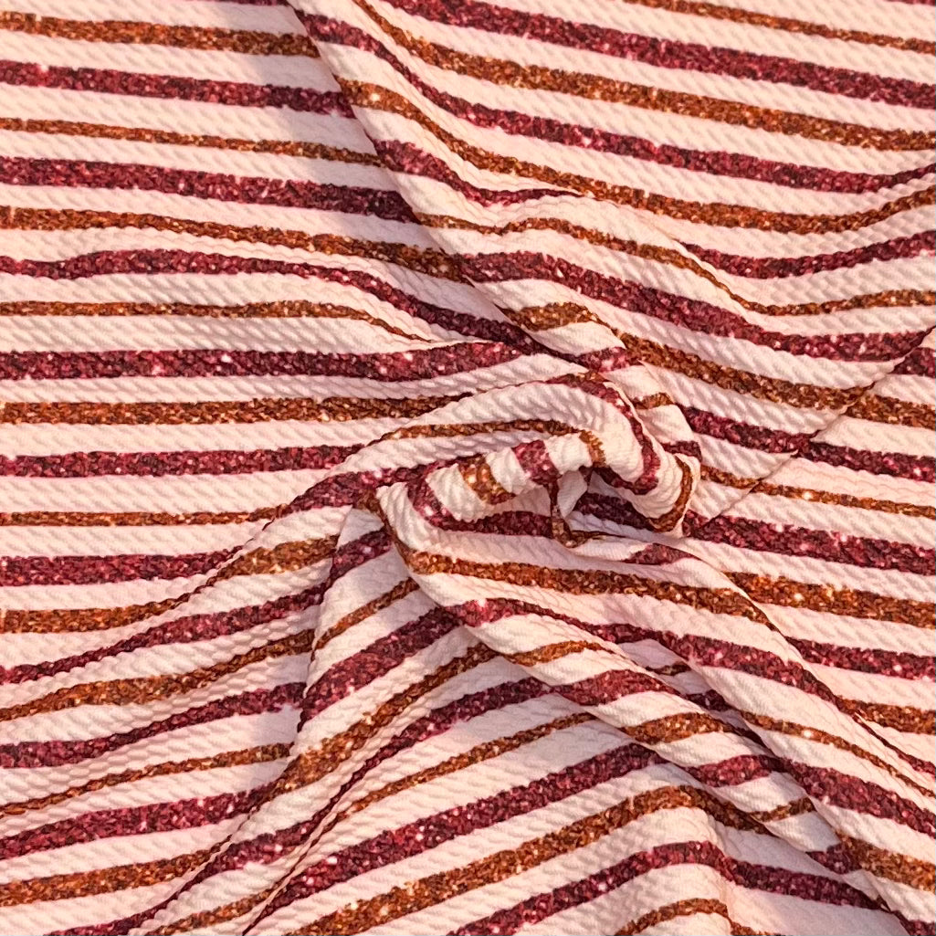 Pink Glitter Stripes