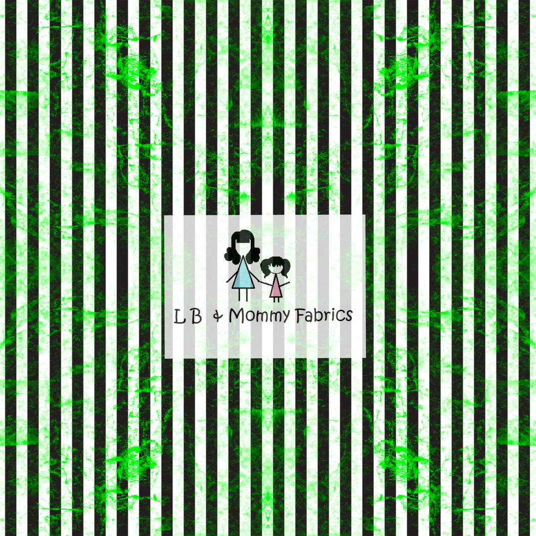 Green Splatter on stripes(P3)
