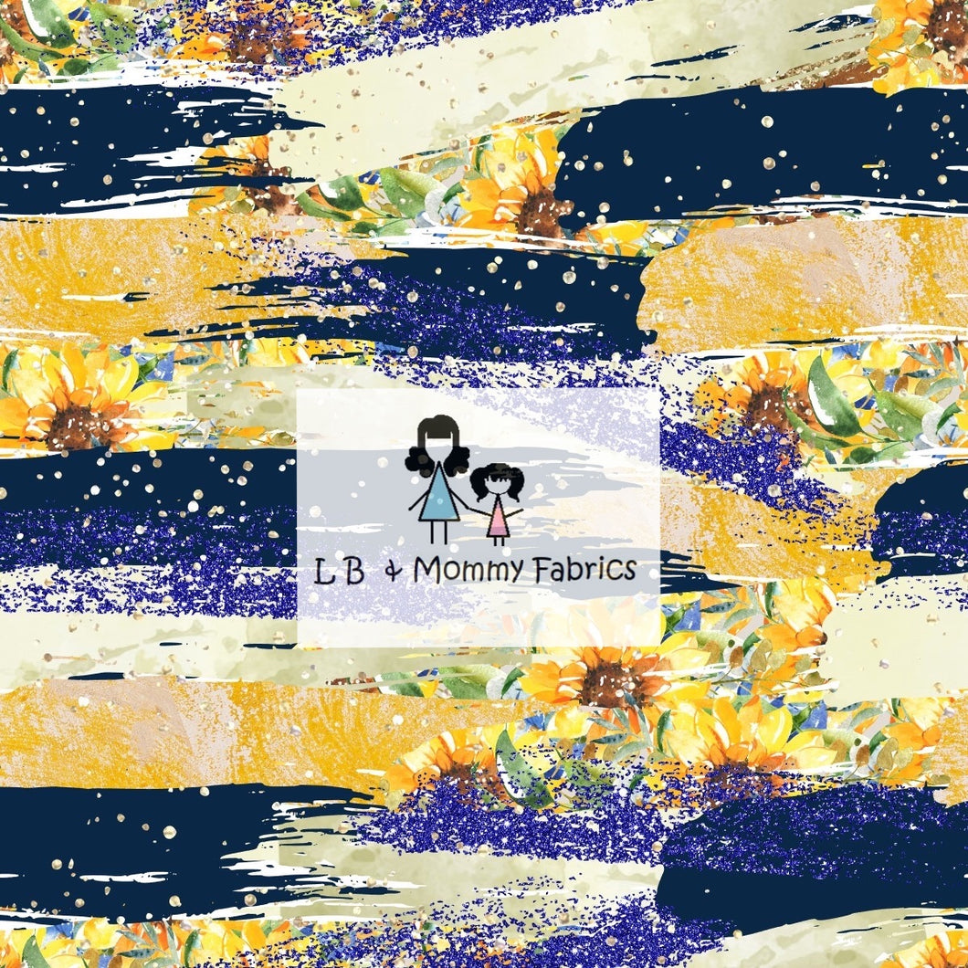 Midnight Sunflower Brushstrokes (SWT)