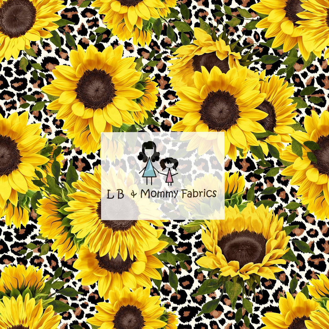 Sunflower on leopard (CH)