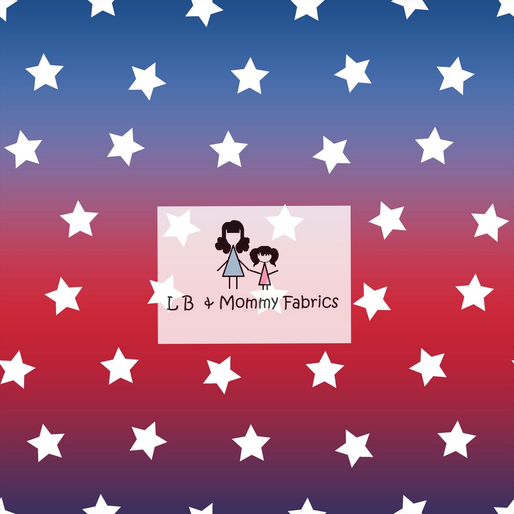 Star spangled ombré stars(PM)