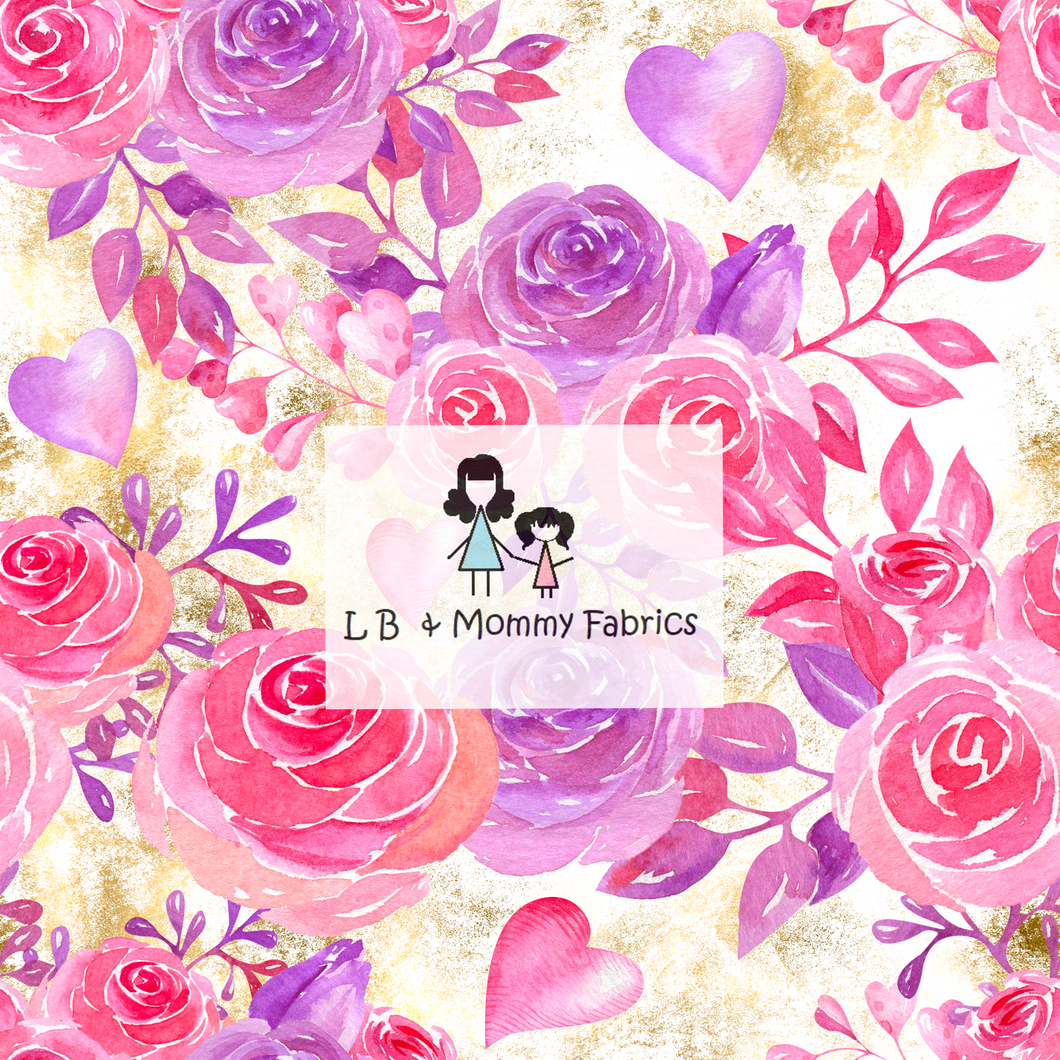 Pink and purple floral(P3)