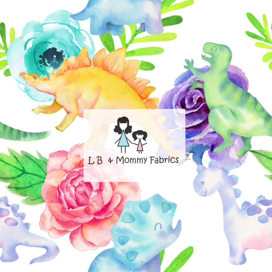 BLANKET-Dino floral(U)