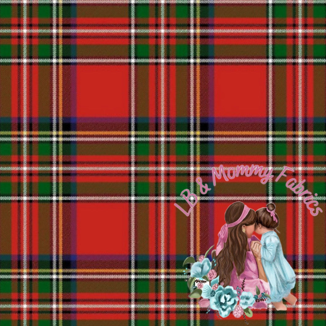 Christmas flannel plaid