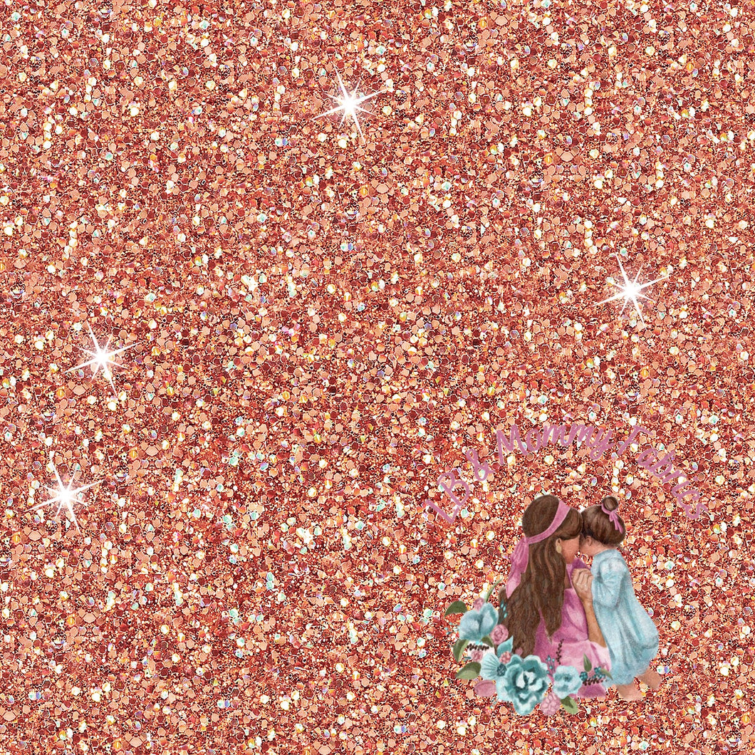 Pastel pumpkin Glitter