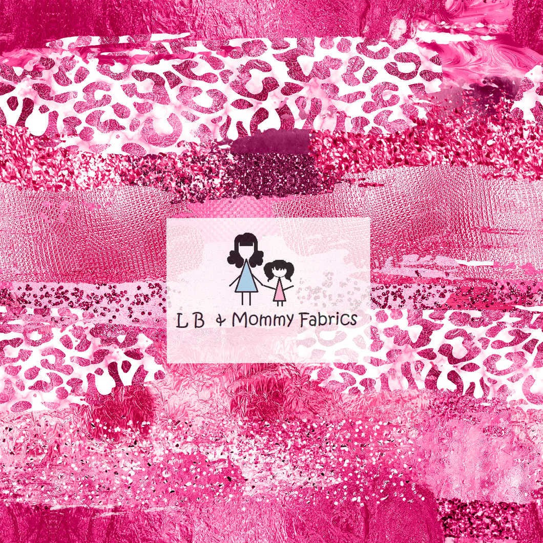 Pink leopard Brushstrokes(P3)