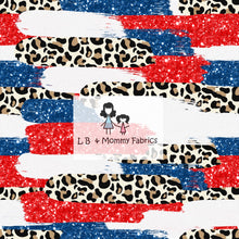 Load image into Gallery viewer, Star spangled and leopard Brushstrokes(PM)
